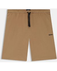 BOSS - Mix&Match Stretch Katoenen Lounge Shorts - Lyst