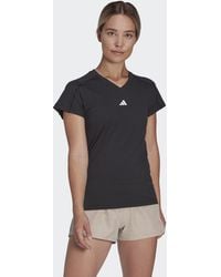 adidas Originals - Aeroready Train Essentials Minimal Branding V-Neck Tee - Lyst