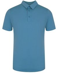 Aquascutum - Active Beach Basic Sailor Polo Avio Shirt Cotton - Lyst