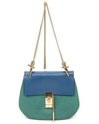 Chloé - Small Bicolor Drew Shoulder Bag - Lyst