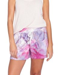 Pj Salvage - Ladies Bouclé Marble Shorts (Powder) - Lyst