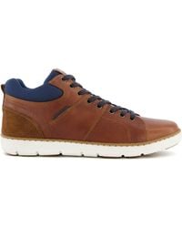 Dune - Statter Toe-Cap Casual High-Top Shoes - Lyst