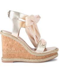Carvela Kurt Geiger - Sorrento Scarf Wedge Heels - Lyst