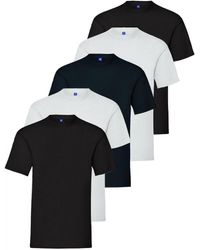 Kruze By Enzo - Kruze | Crew Neck T-shirts (5-pack) - Lyst