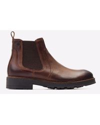Base London - Stellar Leather Boots - Lyst