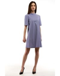 Moschino - Spitzenbesetztes Midi-Kleid Aus Seidenmischung - Lyst