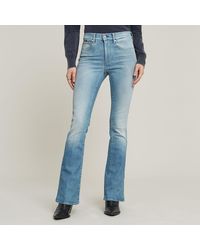 G-Star - 3301 Flare Jeans - Lyst
