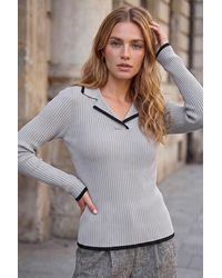 Roman - Tipping Rib Henley - Lyst