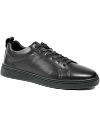 Jones Bootmaker - Salvador Leather Lace Up Trainers - Lyst
