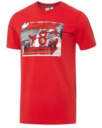 PUMA - Sf Ferrari Graphic T-Shirt Logo Top 570679 02 Cotton - Lyst
