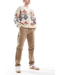 Farah - Norwood Regular Fit Twill Chino Trousers - Lyst