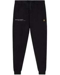 Lyle & Scott - Co-Ordinate Print Jet Sweat Pants Cotton - Lyst