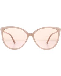 Jimmy Choo - Sunglasses Lissa/S Kon K1 Nude Glitter Mirror - Lyst