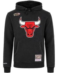 Mitchell & Ness - Nba Chicago Bulls Logo Wordmark Hoodie - Lyst