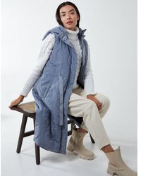 Blue Vanilla - Vanilla Quilted Belted Gilet - Lyst