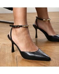 Where's That From - Wheres Cheyenne Bar Trim Detail Cut Out Court Shoe Heels - Lyst