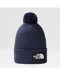 The North Face - Tnf Logo Box Pom Beanie Summit - Lyst