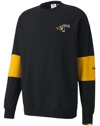 PUMA - X Rdet Randomevent Long Sleeve Crew Neck Sweaters 596664 01 Cotton - Lyst