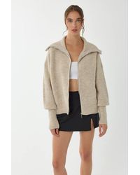 Hiccup - Regular Fit Zippered Cardigan - Lyst