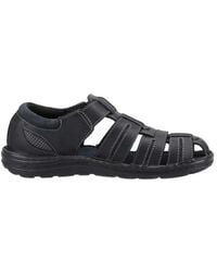 Hush Puppies - Albert Fisherman Leather Sandals - Lyst