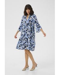 Kaffe - Jurk A-Shape Multi - Lyst