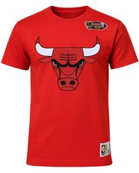 Mitchell & Ness - Nba Chicago Bulls Origins T-Shirt - Lyst