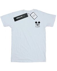 Disney - Mickey Mouse Dont Speak Breast Print T-shirt - Lyst