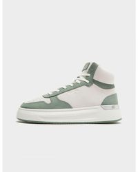 Mallet - Dames Hoxton Mid-top Trainers In Groen - Lyst