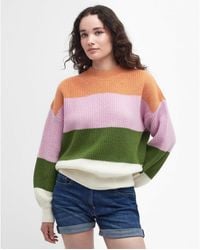 Barbour - Ula Stripe Knitted Jumper - Lyst