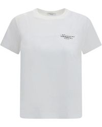 Givenchy - Witte Katoenen T-Shirt - Lyst