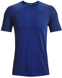 Under Armour - Seamless Wordmark T-Shirt Polyester/Nylon - Lyst