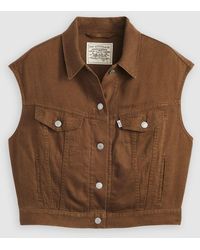 Levi's - Levi's Sorrel Horse Shrunken 90S Vest Top - Lyst