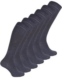 Sock Snob - 6 Pair Ladies Long Bamboo Socks - Lyst