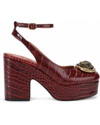 Kurt Geiger - Chelsea Closed Platform Sandals - Lyst