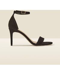 Sosandar - Nia Suede Barely There High Heel Sandal - Lyst