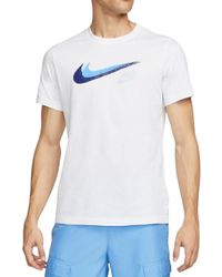 Nike - Signature Swoosh T-Shirt Cotton - Lyst