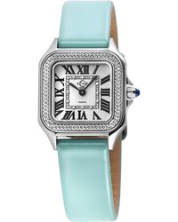 Gv2 - Milan Dial Swiss Quartz Bright Exquisite Leather Watch - Lyst