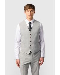 Antique Rogue - Single Breasted Five Button V-Neck Slim Fit Suit Waistcoat - Lyst