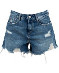 Pepe Jeans - Shorts Marly Vrouw Blauw - Lyst