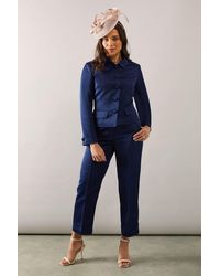 Wallis - Petite Tapered Crop Trouser - Lyst