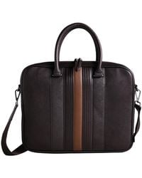 Ted Baker - Never Striped Pu Document Laptop Bag - Lyst