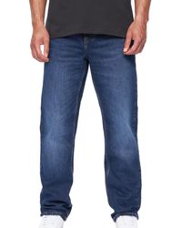 Duck and Cover - Rushawn Relaxed Fit Jeans Mid Wash - Lyst