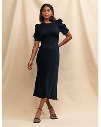 Nobody's Child - Nobodys Moira Crew Neck Midi Slip Dress - Lyst