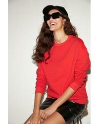Grimelange - Oversized Ribbed Crew Neck Sweatshirt - Lyst