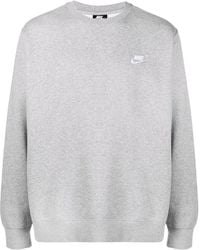 Nike - Logo Crewneck Sweater Cotton - Lyst