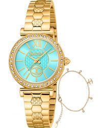 Just Cavalli - Jc1L273M0065 Ladies Varenna Watch And Bracelet Gift Set - Lyst