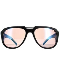 Bollé - Wrap Matte Phantom+ Polarized Photochromic Cobalt Sunglasses - Lyst