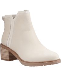 TOMS - Hailey Leather Boots - Lyst