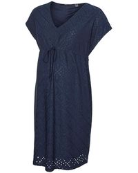 Mama.licious - Vmmtassa V-Neck Short Sleeve Knee Length Dress - Lyst