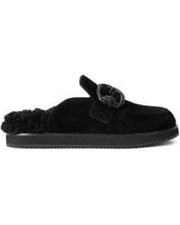 Kurt Geiger - Suede Bromley Chunky Mule Mules - Lyst